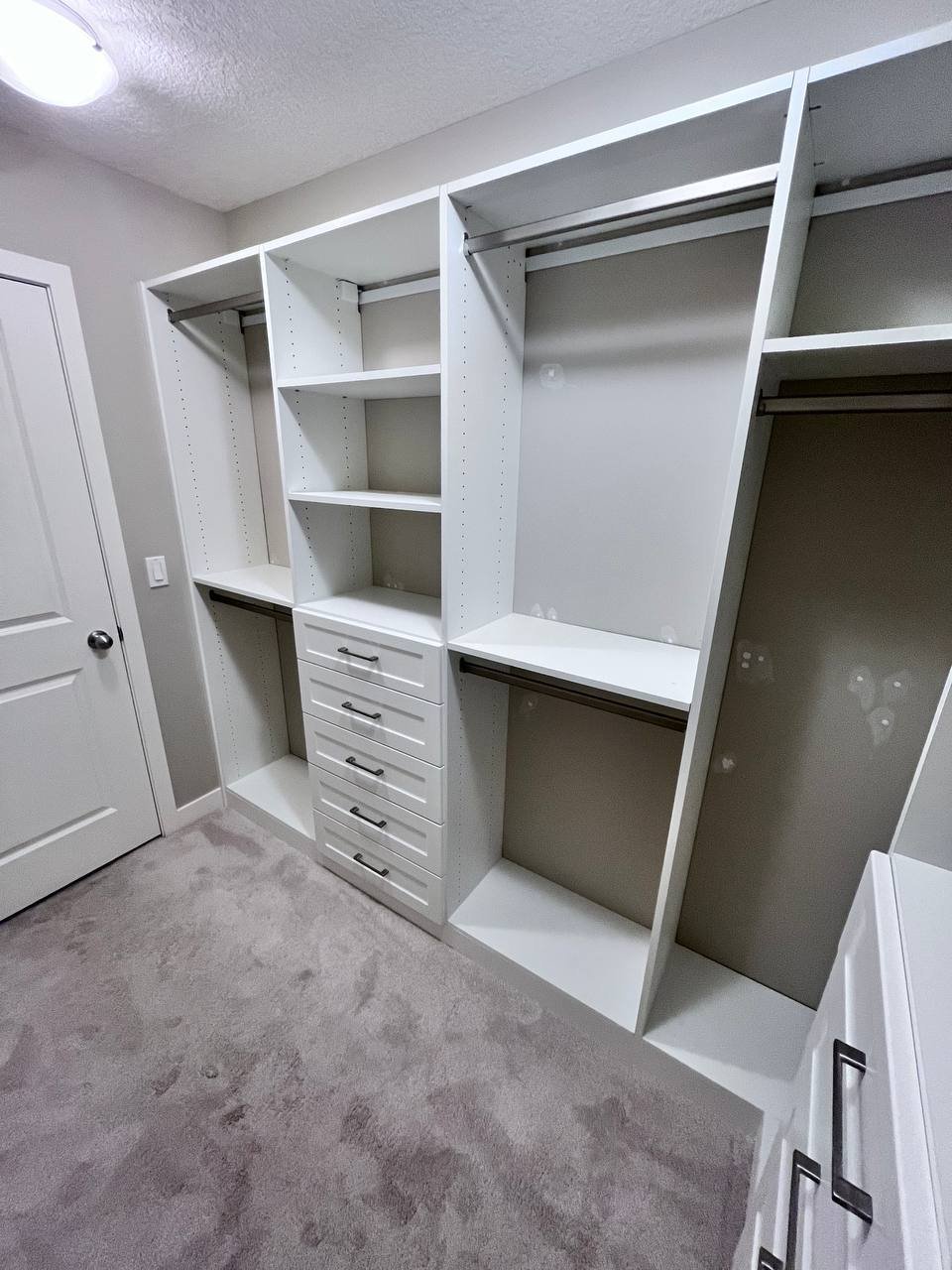 Custom MDF shaker doors by Bow Wood Co. Calgary